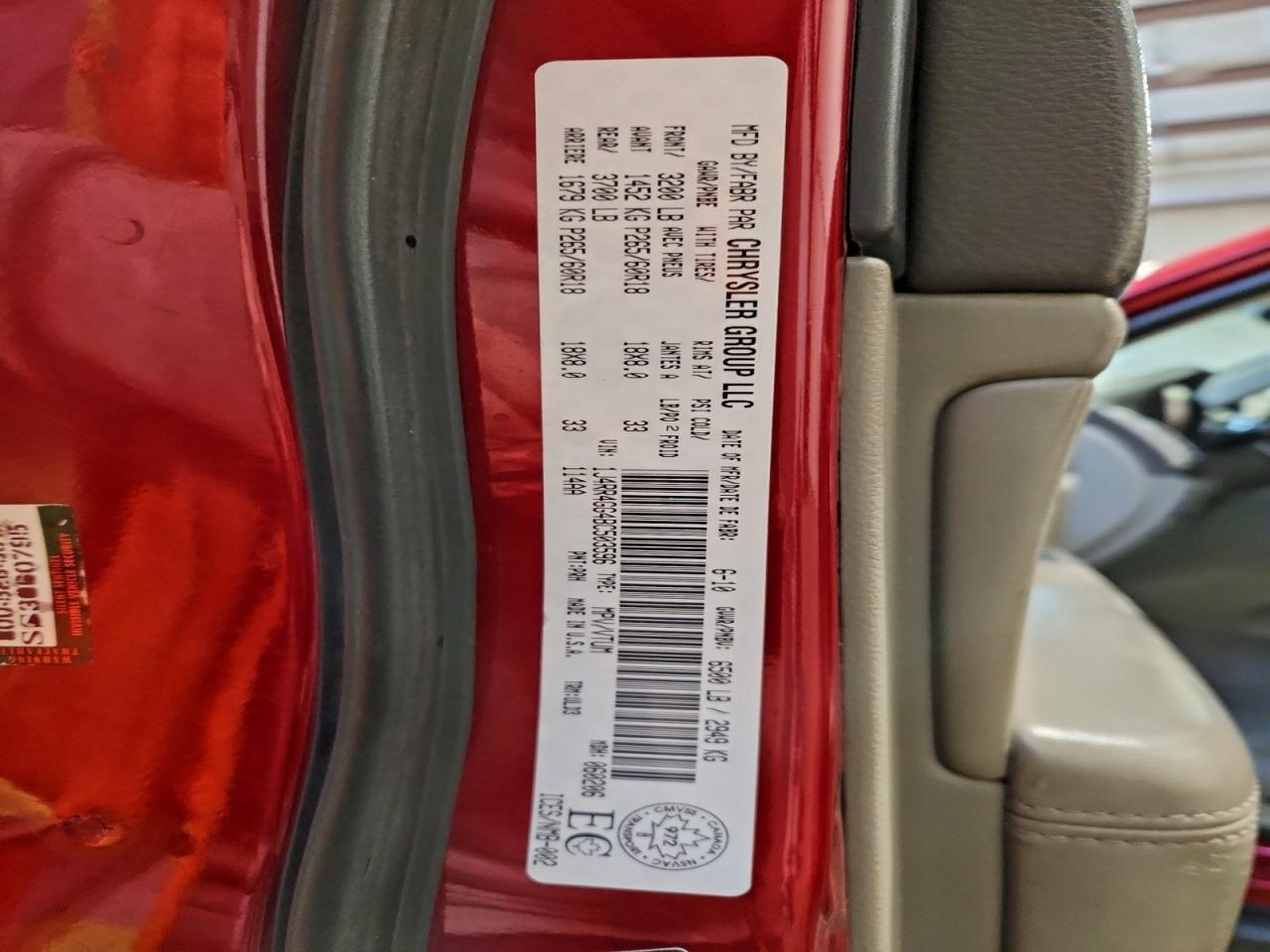 2011 Jeep Grand Cherokee Laredo VIN: 1J4RR4GG4BC503596 Lot: 96313395