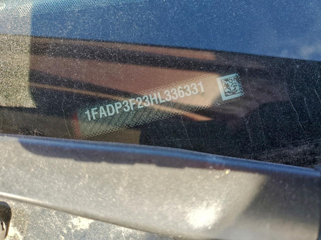 2017 Ford Focus Se VIN: 1FADP3F23HL336331 Lot: 96137245