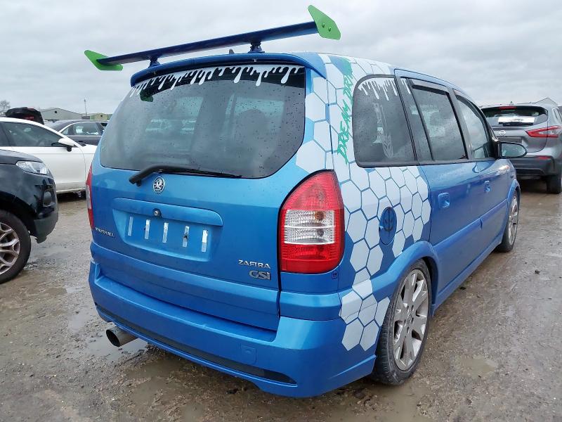 2005 VAUXHALL ZAFIRA 2.0I 16V GSI 5DR