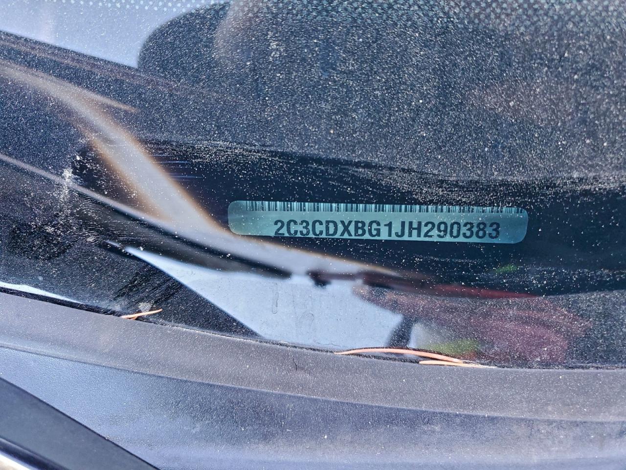 2018 Dodge Charger Sxt VIN: 2C3CDXBG1JH290383 Lot: 94856735