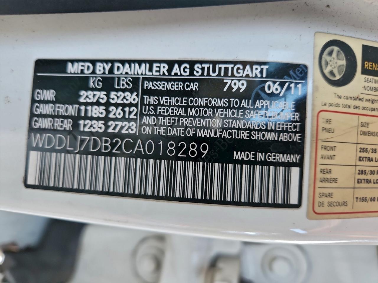 Фото: WDDLJ7DB2CA018289