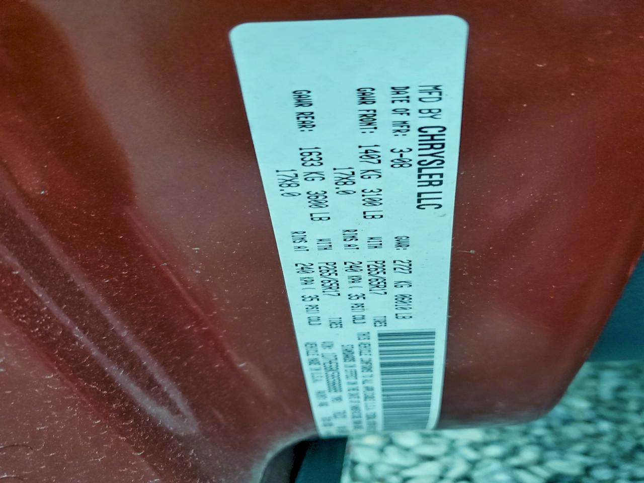 2008 Dodge Dakota Sport VIN: 1D7HE68K58S586889 Lot: 95640935