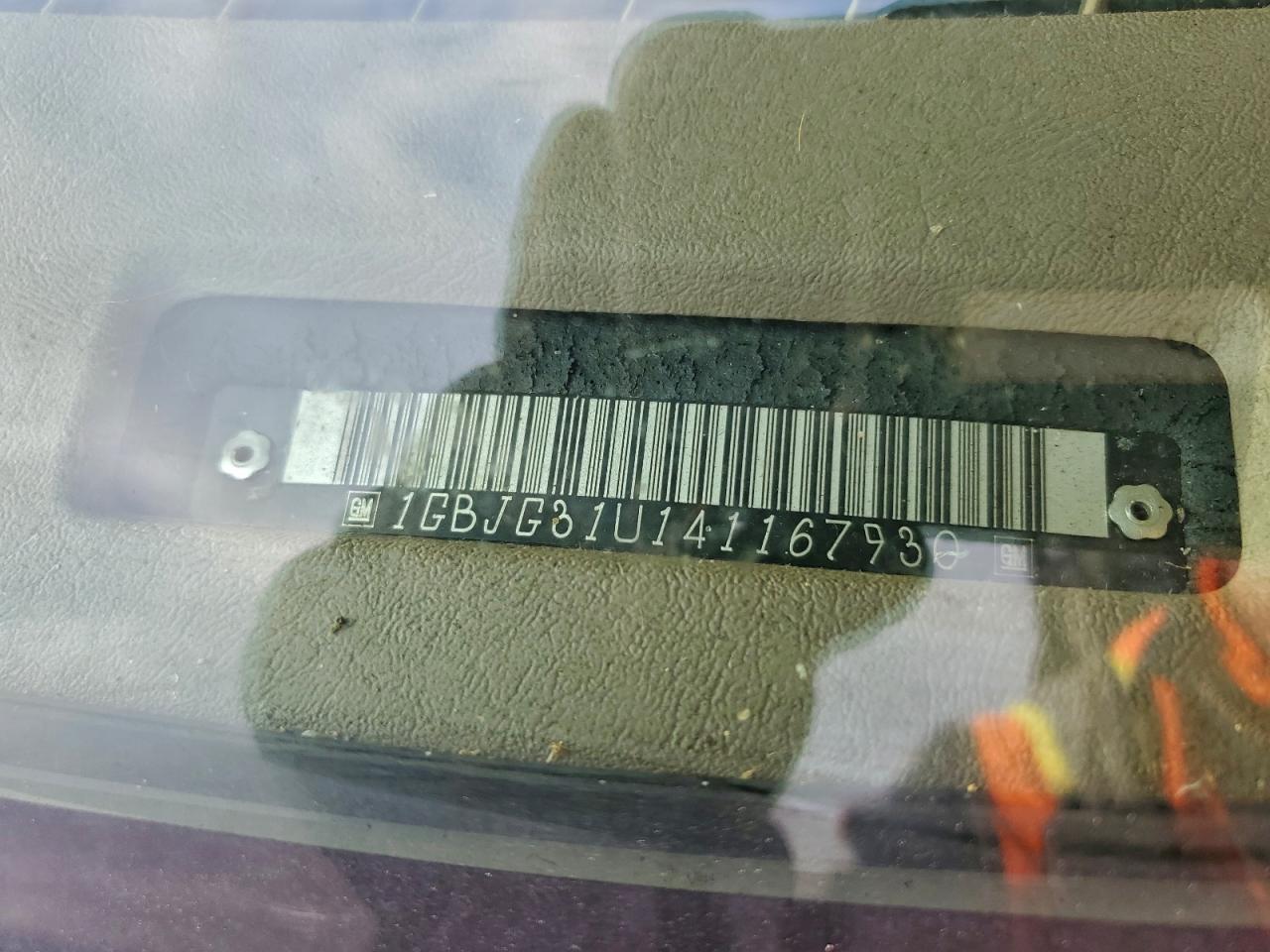 2004 Chevrolet Express G3500 VIN: 1GBJG31U141167930 Lot: 95455965