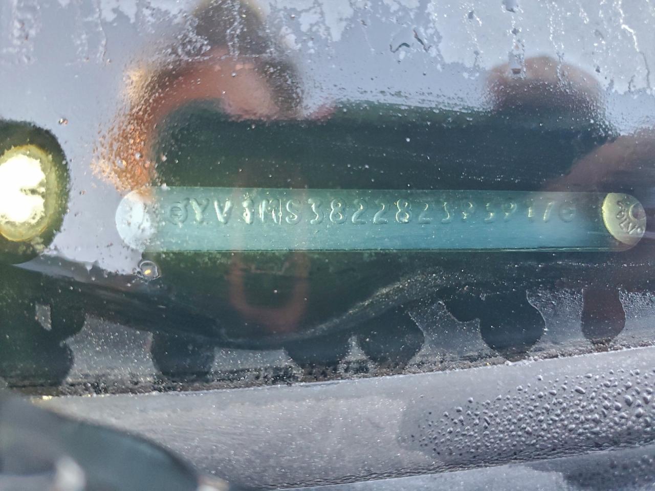 2008 Volvo S40 2.4I VIN: YV1MS382282393917 Lot: 96610055