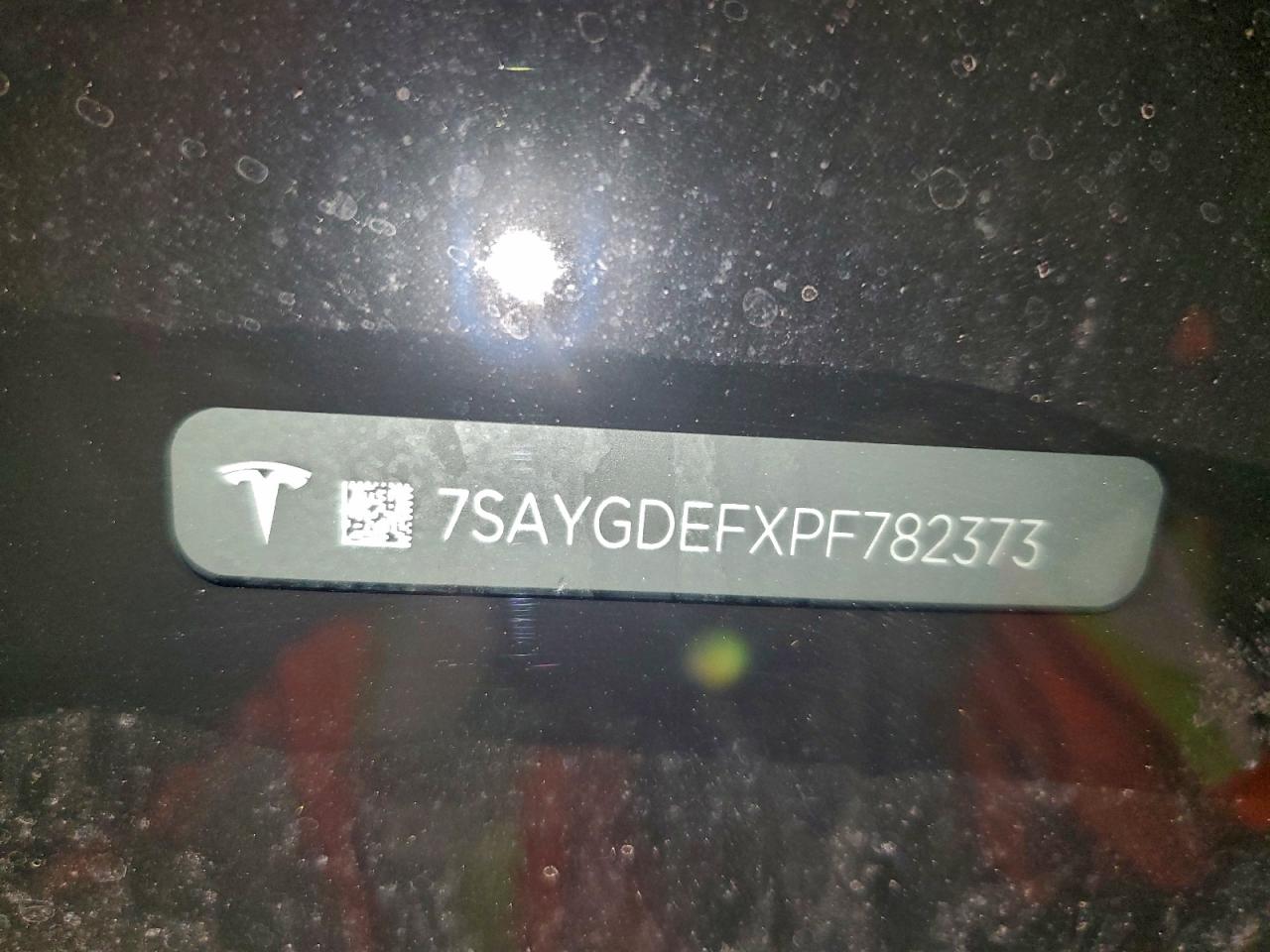 2023 Tesla Model Y VIN: 7SAYGDEFXPF782373 Lot: 95796405