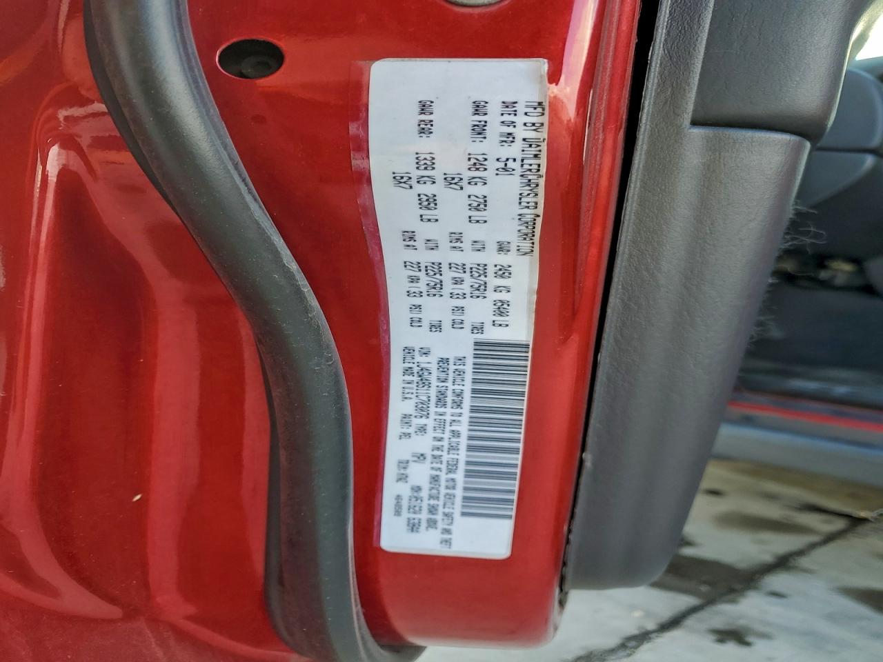 2001 Jeep Grand Cherokee Laredo VIN: 1J4GW48S11C703076 Lot: 94706135