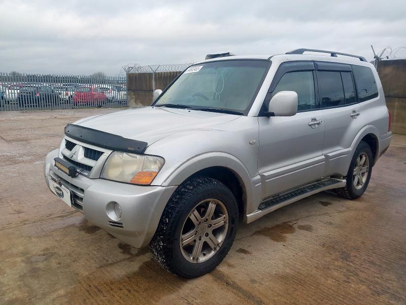 2003 MITSUBISHI SHOGUN 3.2  DI-D WARRIOR 5DR AUTO for sale at Copart YORK