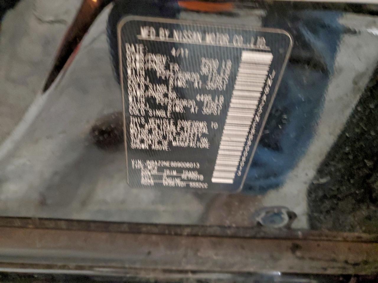 2011 Infiniti Qx56 VIN: JN8AZ2NE8B9006013 Lot: 95858895