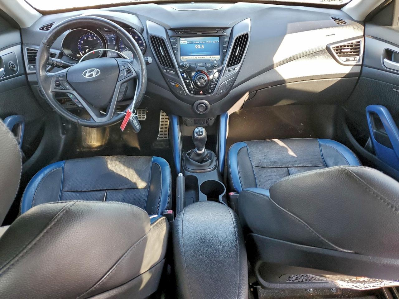 2013 Hyundai Veloster Turbo VIN: KMHTC6AE6DU101510 Lot: 96235225
