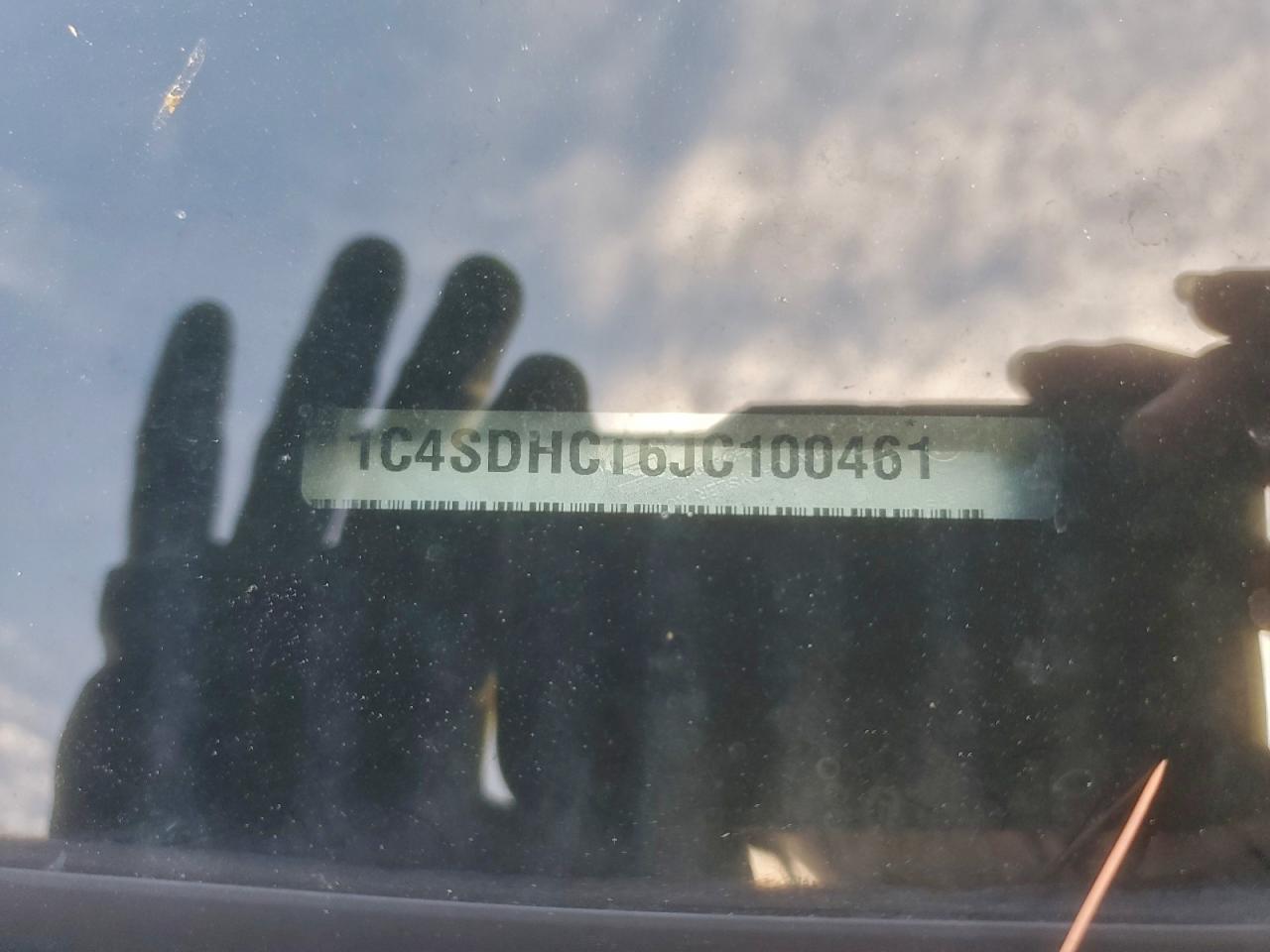 2018 Dodge Durango R/T VIN: 1C4SDHCT6JC100461 Lot: 95086765