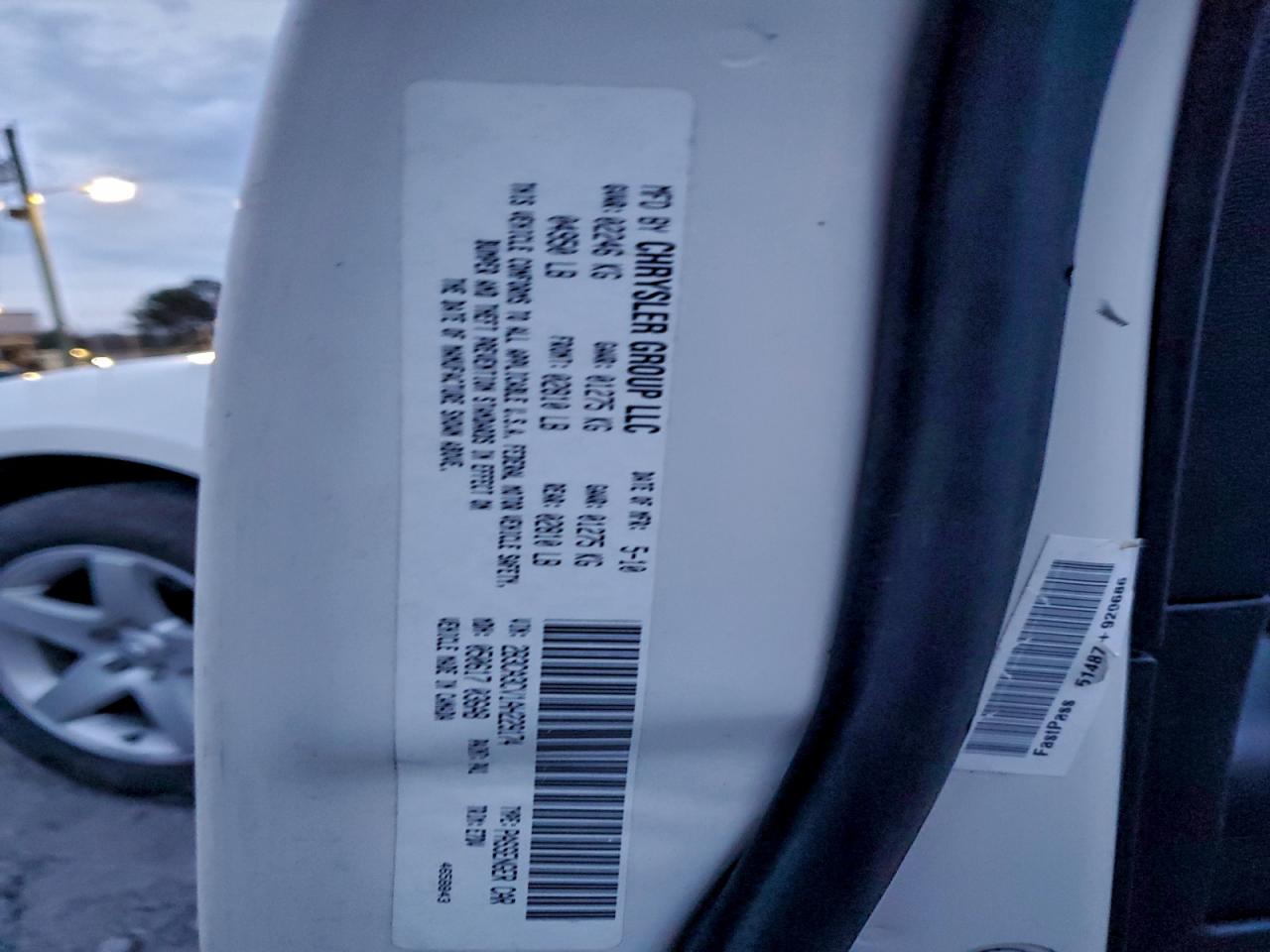 2010 Dodge Charger Sxt VIN: 2B3CA3CV1AH229174 Lot: 93865495