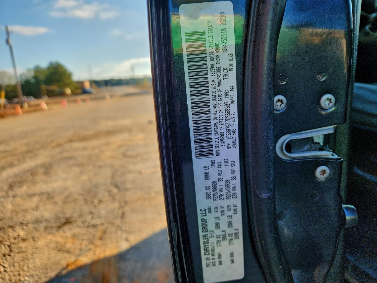 2013 Ram 1500 Slt VIN: 1C6RR7GT7DS668997 Lot: 94458115