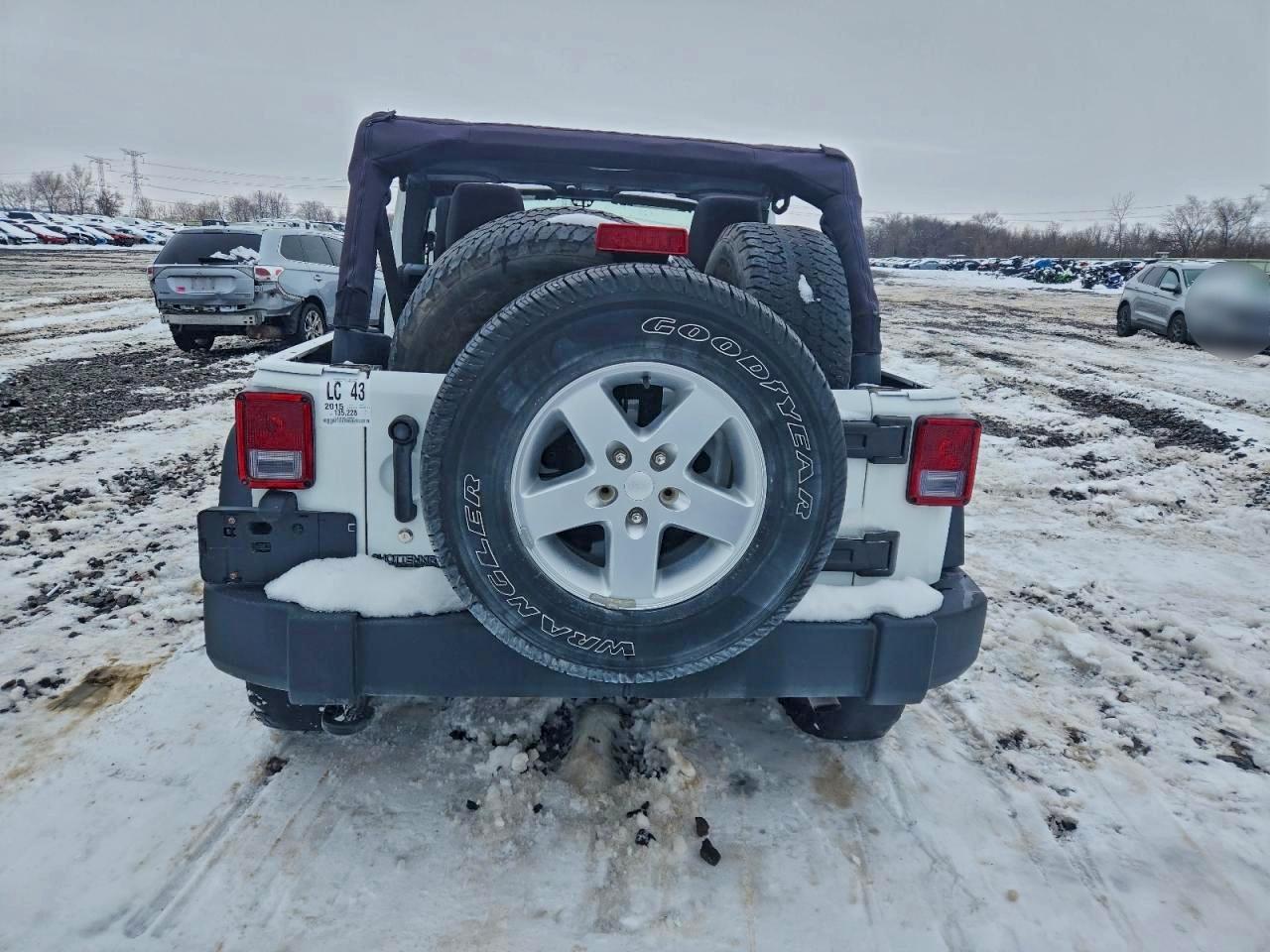 2015 Jeep Wrangler Unlimited Sport VIN: 1C4BJWDG6FL506651 Lot: 95341445