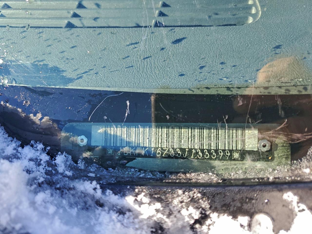 2003 GMC Yukon Xl K1500 VIN: 1GKFK16Z33J133399 Lot: 94697325