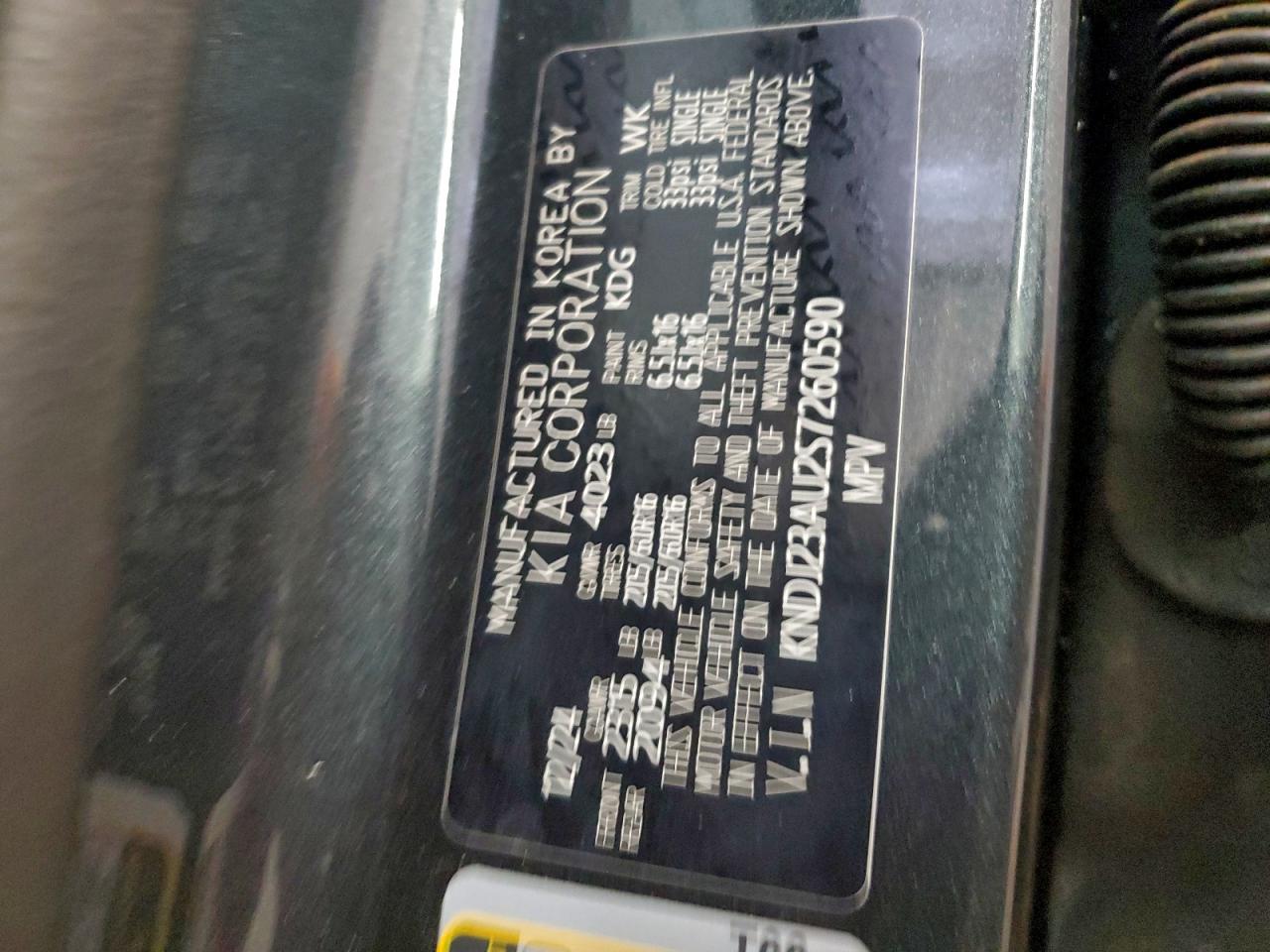 2025 Kia Soul Lx VIN: KNDJ23AU2S7260590 Lot: 96423855