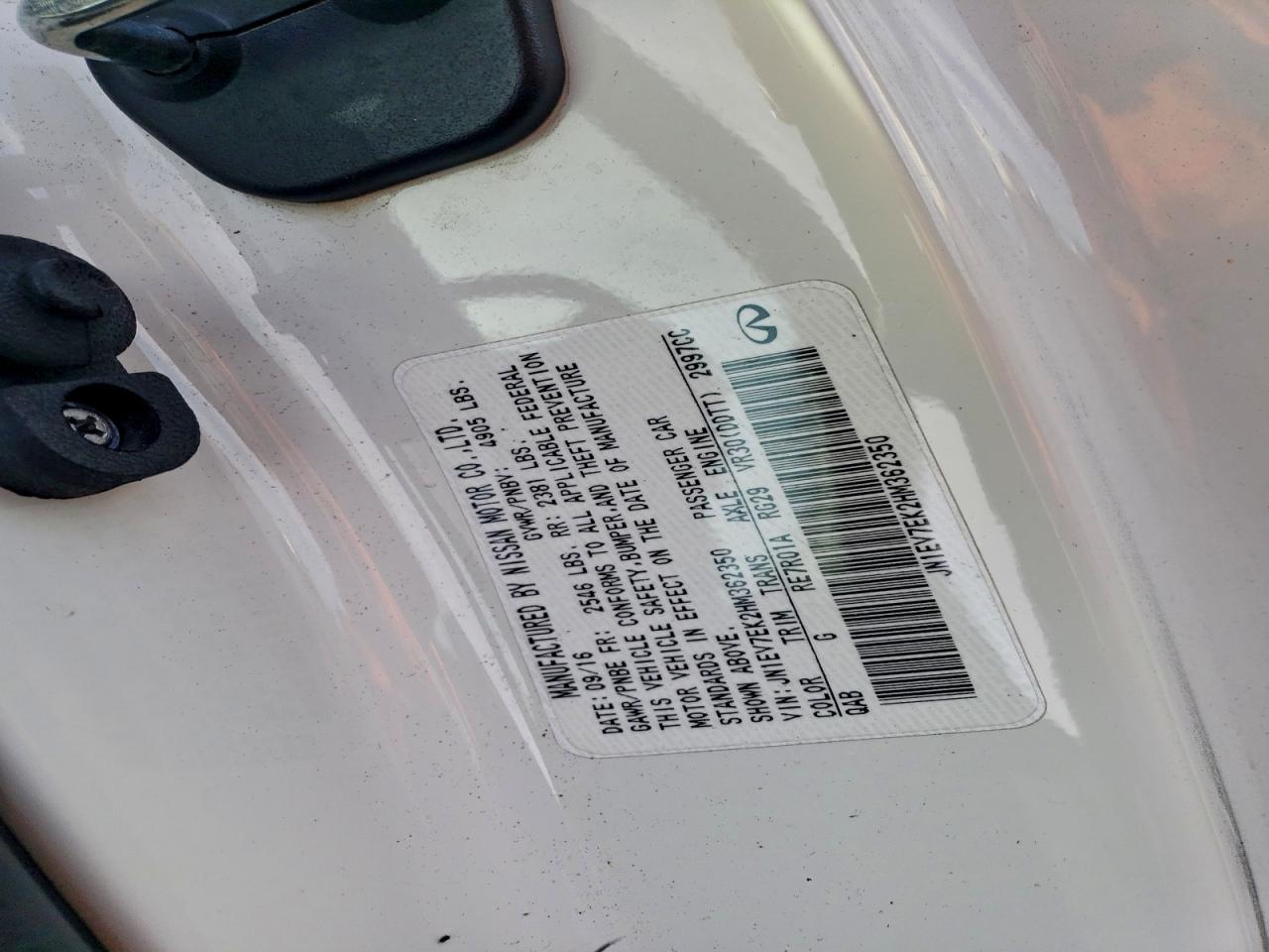 2017 Infiniti Q60 Premium VIN: JN1EV7EK2HM362350 Lot: 95255165