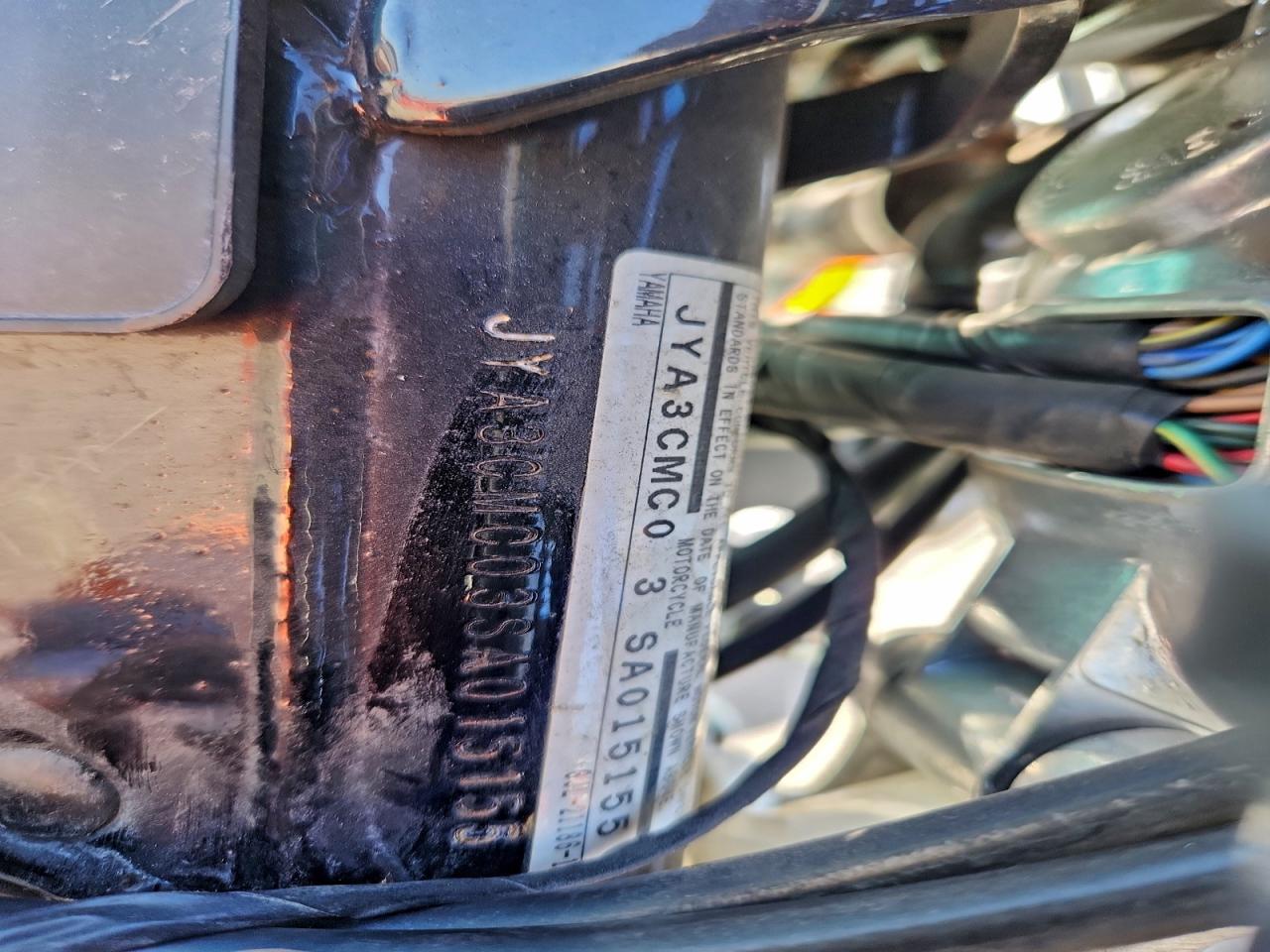 1995 Yamaha Xv750 VIN: JYA3CMC03SA015155 Lot: 96277065