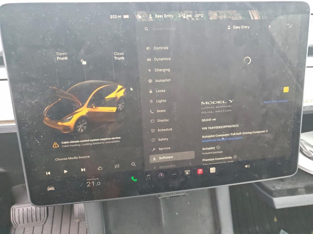 2023 Tesla Model Y VIN: 7SAYGDEE2PF647072 Lot: 96142445