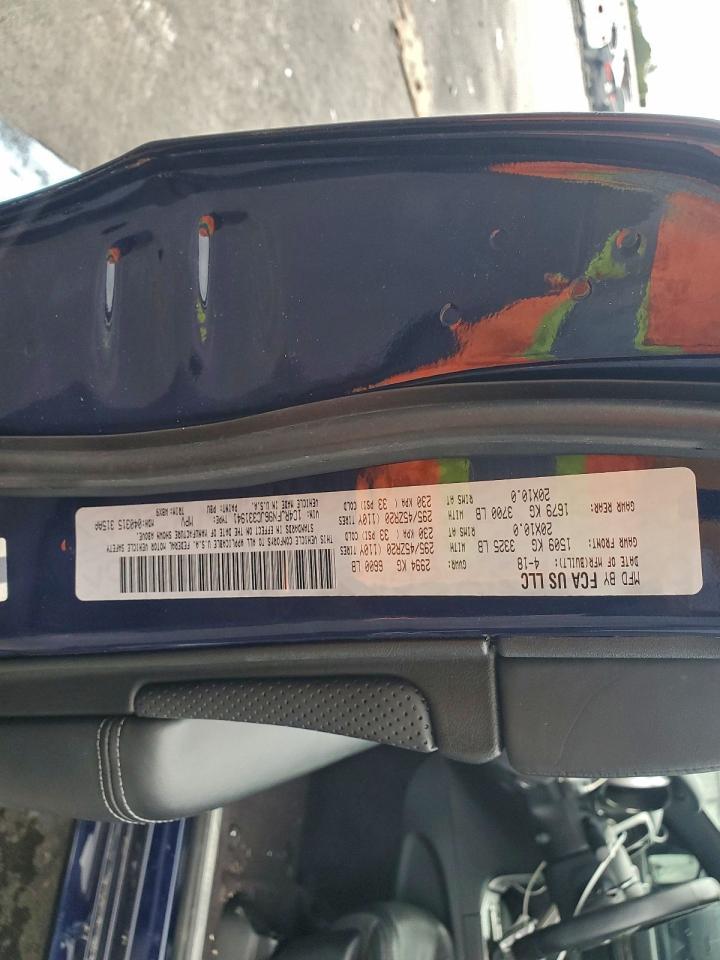 2018 Jeep Grand Cherokee Trackhawk VIN: 1C4RJFN96JC331941 Lot: 95508115