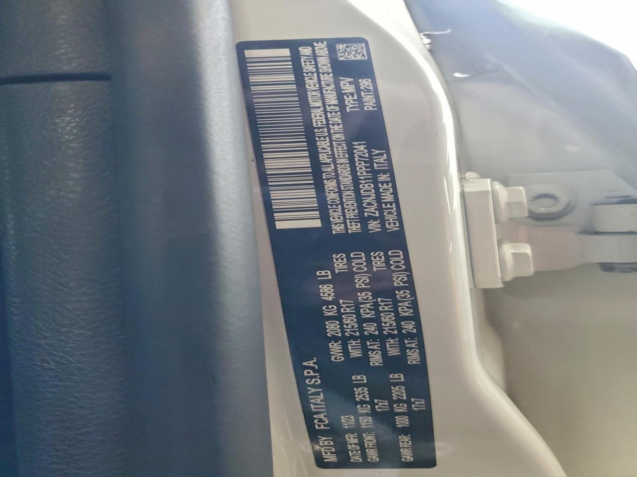 2023 Jeep Renegade Latitude VIN: ZACNJDB11PPP72041 Lot: 96354355