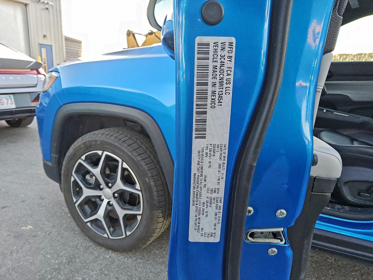 2024 Jeep Compass Limited VIN: 3C4NJDCN9RT134541 Lot: 96612685