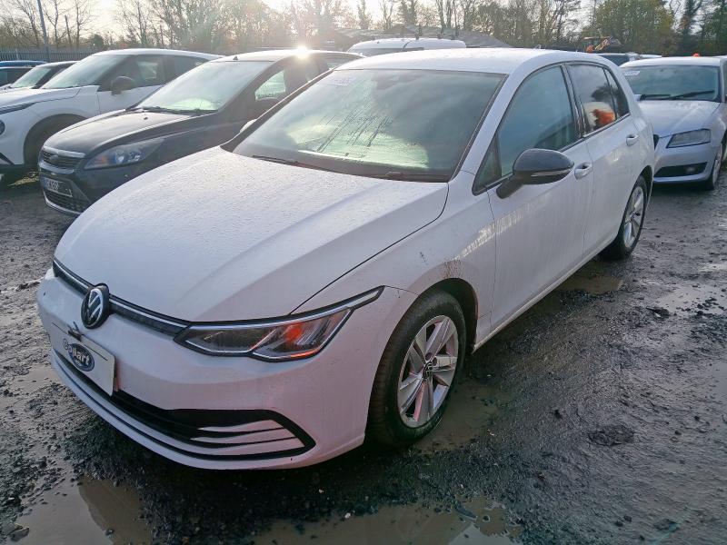 2021 VOLKSWAGEN GOLF 1.5 TSI 150 LIFE 5DR for sale at Copart WOLVERHAMPTON