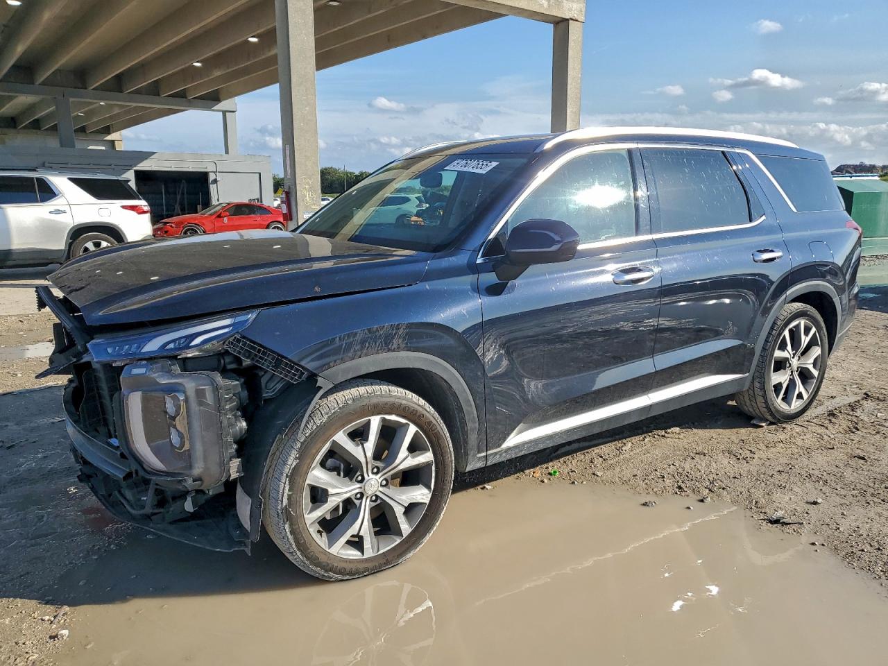 2022 Hyundai Palisade Sel VIN: KM8R34HE8NU376205 Lot: 97607655