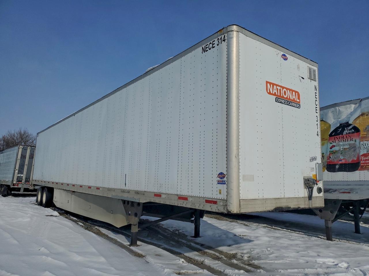 2016 Utility Vs2Dx Dry Van Trailer VIN: 1UYVS2536GG445814 Lot: 70312375