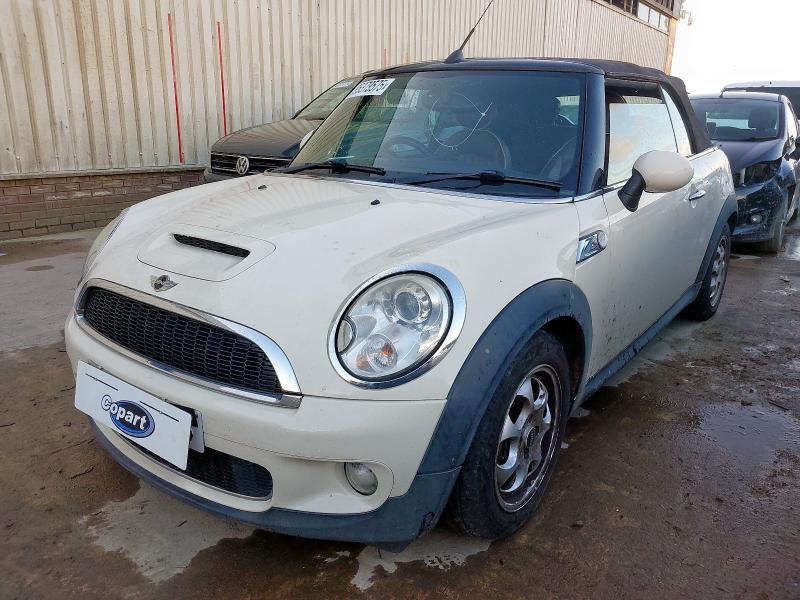 2009 MINI CONVERTIBLE 1.6 COOPER S 2DR for sale at Copart PETERLEE