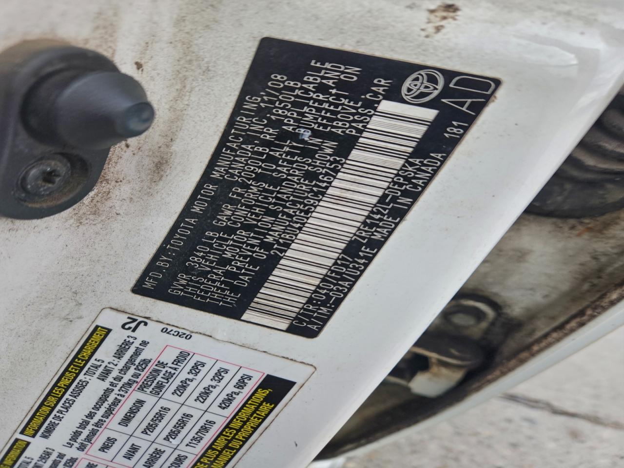 2009 Toyota Corolla Base VIN: 2T1BU40E59C146753 Lot: 95451095