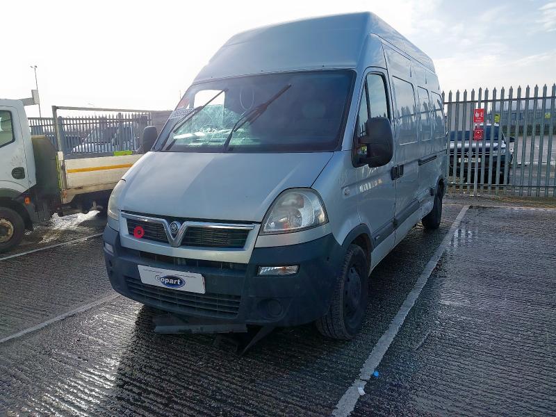 2008 VAUXHALL MOVANO 3500 2.5CDTI 120PS MAXI ROOF VAN for sale at Copart CHESTER