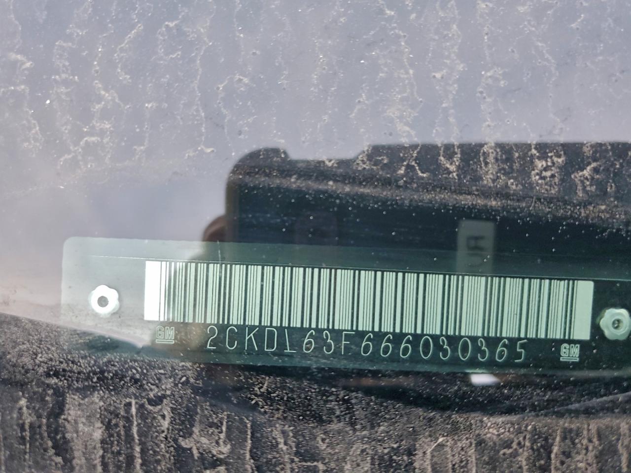 2006 Pontiac Torrent VIN: 2CKDL63F666030365 Lot: 94919025