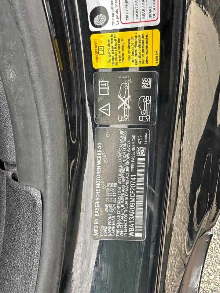 Фото: WBA13AR09MCF20741