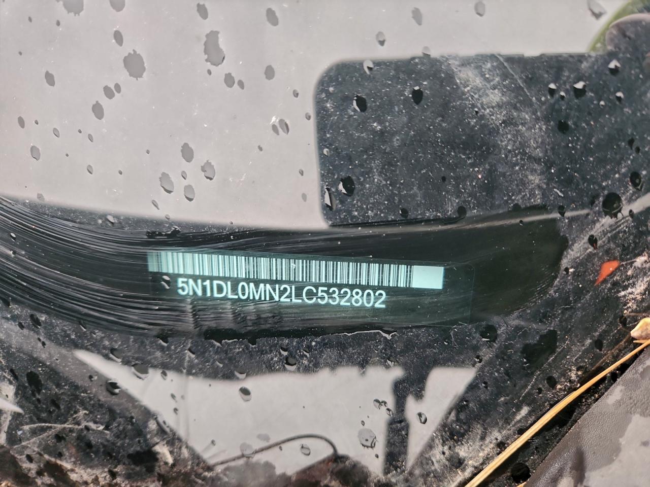 2020 Infiniti Qx60 Luxe VIN: 5N1DL0MN2LC532802 Lot: 95192495