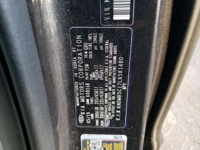 KNDMB5C17L6581480 | 2020 KIA SEDONA LX