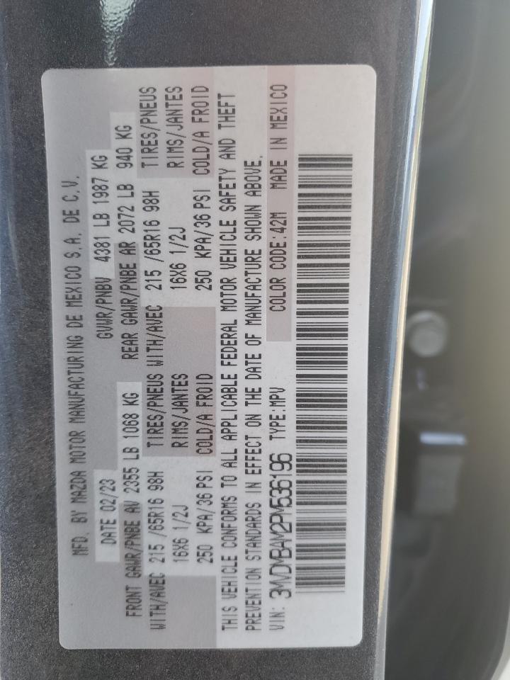 3MVDMBAM2PM536196 MAZDA CX30 2023