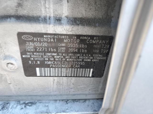 2020 HYUNDAI IONIQ BLUE - KMHC65LC2LU225995