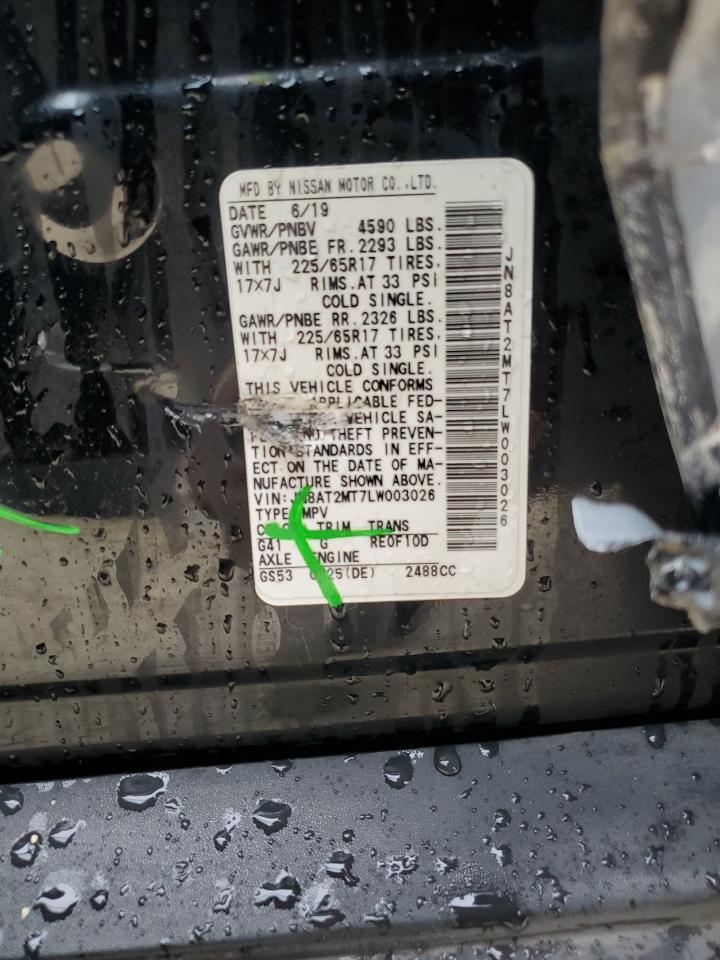 JN8AT2MT7LW003026 NISSAN ROGUE 2020