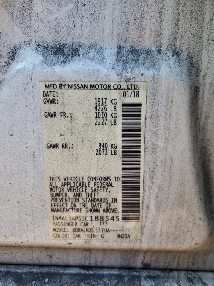1N4AL3AP5JC188545 NISSAN ALTIMA 2018