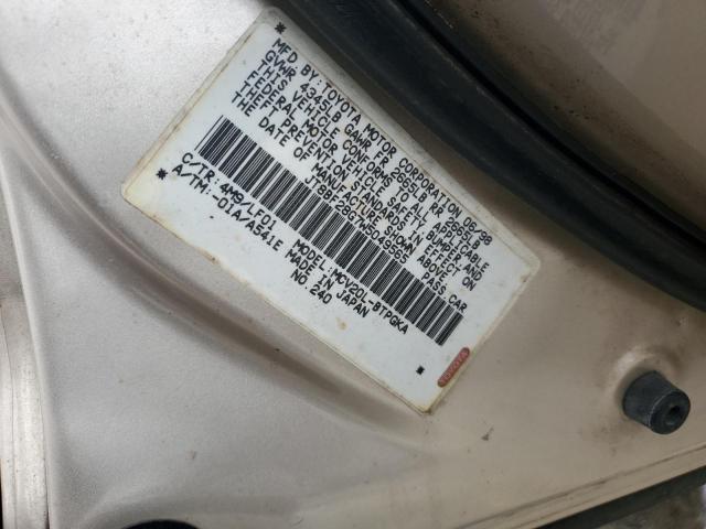 1998 Lexus Es 300 VIN: JT8BF28G7W5049565 Lot: 79326863