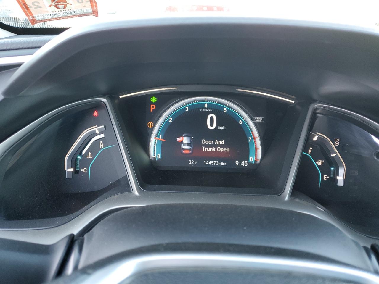 19XFC2F71GE201652 HONDA CIVIC 2016