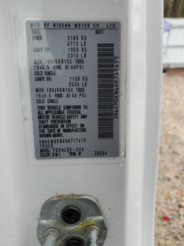 2017 NISSAN NV200 2.5S 3N6CM0KN6HK717479