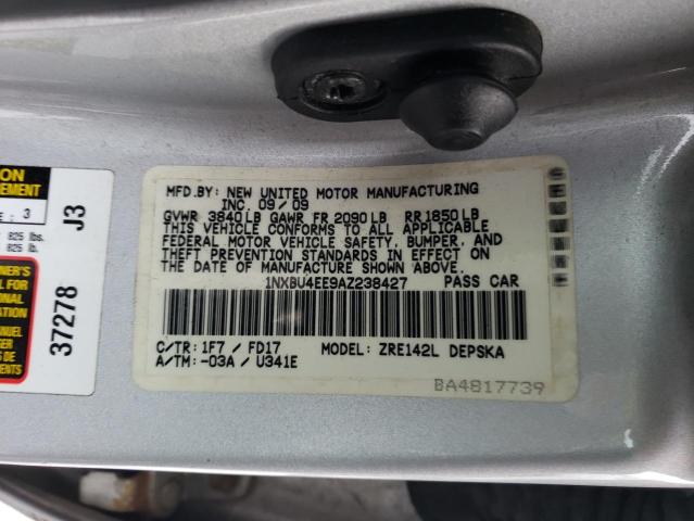 1NXBU4EE9AZ238427 | 2010 Toyota corolla base