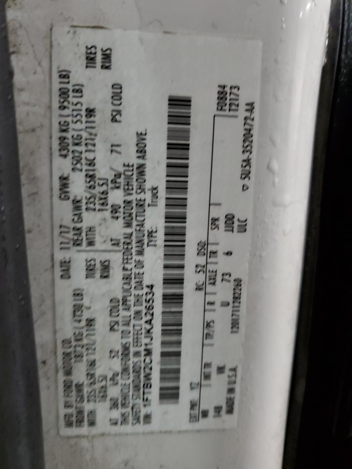 1FTBW2CM1JKA26534 FORD TRANSIT 2018