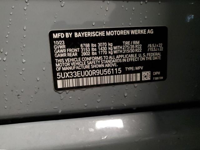 2024 BMW X5 M60I - 5UX33EU00R9U56115