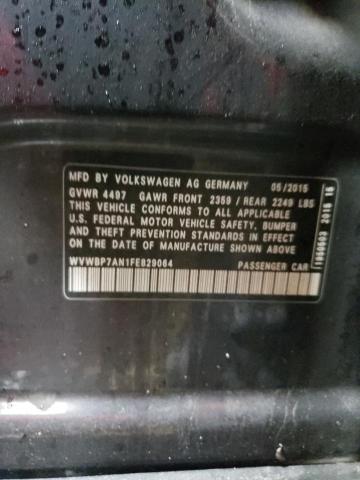 2015 VOLKSWAGEN CC SPORT - WVWBP7AN1FE829064