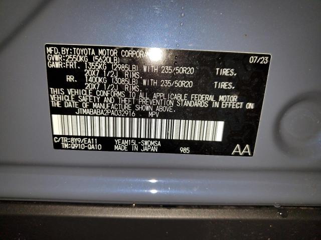 2023 SUBARU SOLTERRA P JTMABABA2PA032916