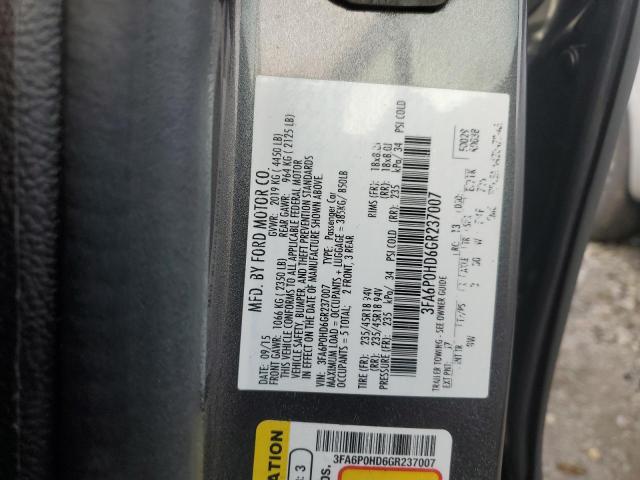 3FA6P0HD6GR237007 2016 FORD FUSION - Image 12