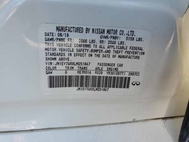 2020 INFINITI Q50 PURE - JN1EV7ARXLM251847