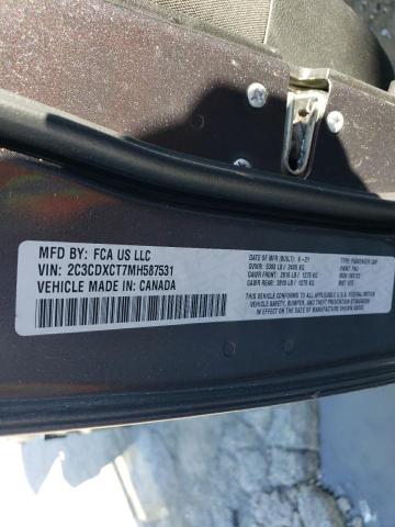 2021 DODGE CHARGER R/ - 2C3CDXCT7MH587531